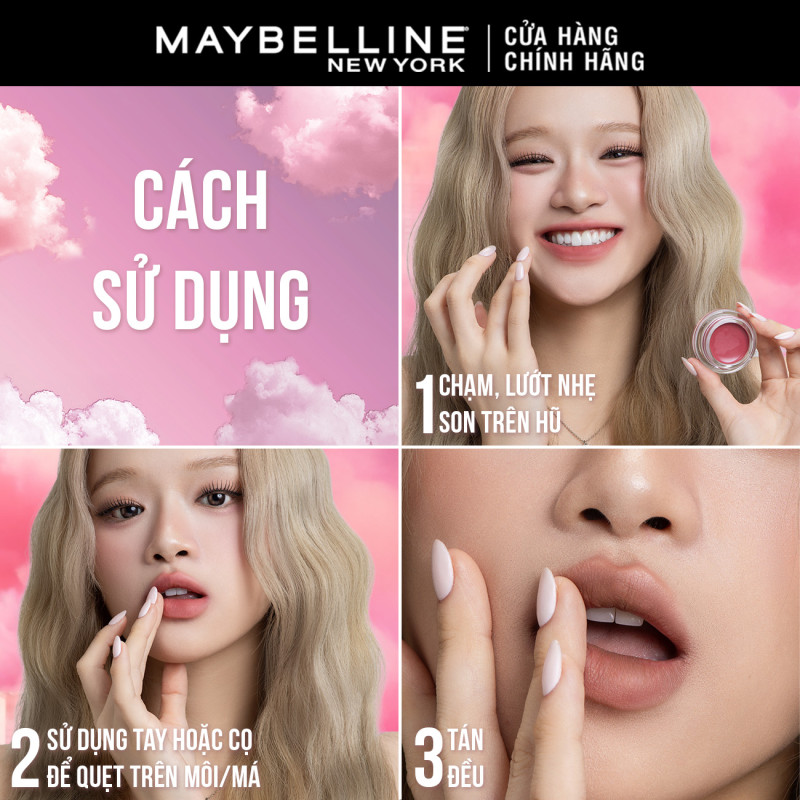 Son Mây Đa Năng Dạng Hũ Mịn Lì Bền Màu Cloudtopia Maybelline New York 5g | BigBuy360 - bigbuy360.vn