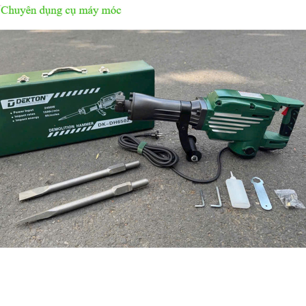 Máy đục bê tông 30mm Dekton DH6502 2400w SHOP DỤNG CU