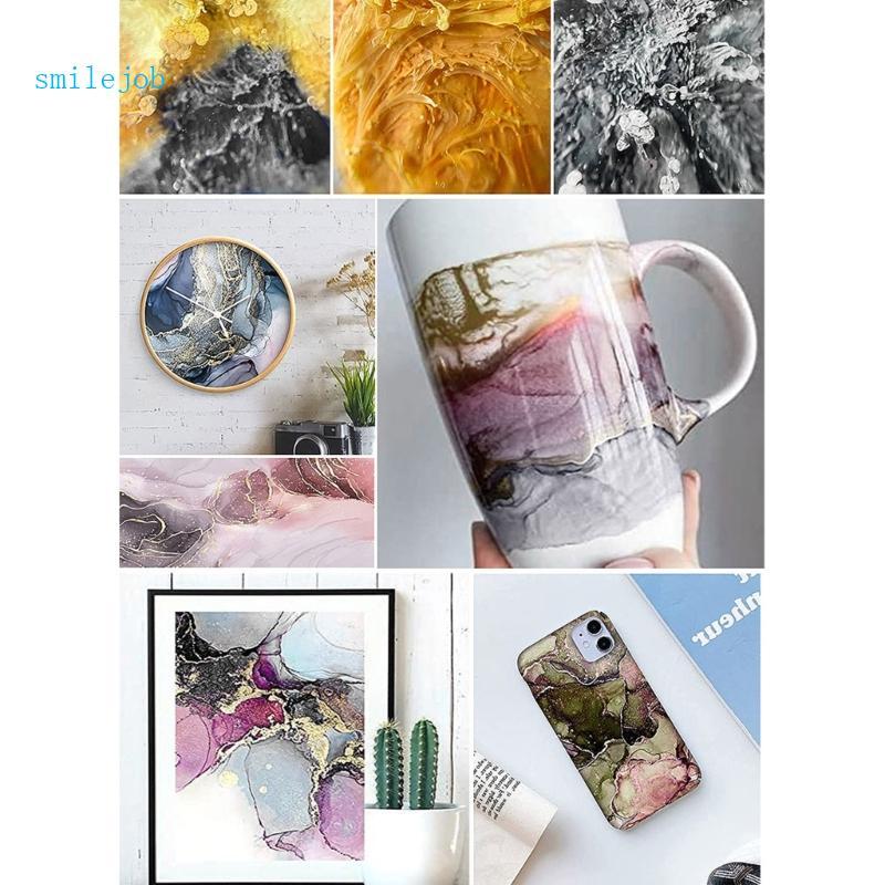 Màu epoxy 12 sắc màu, sơn dying epoxy lỏng trong suốt