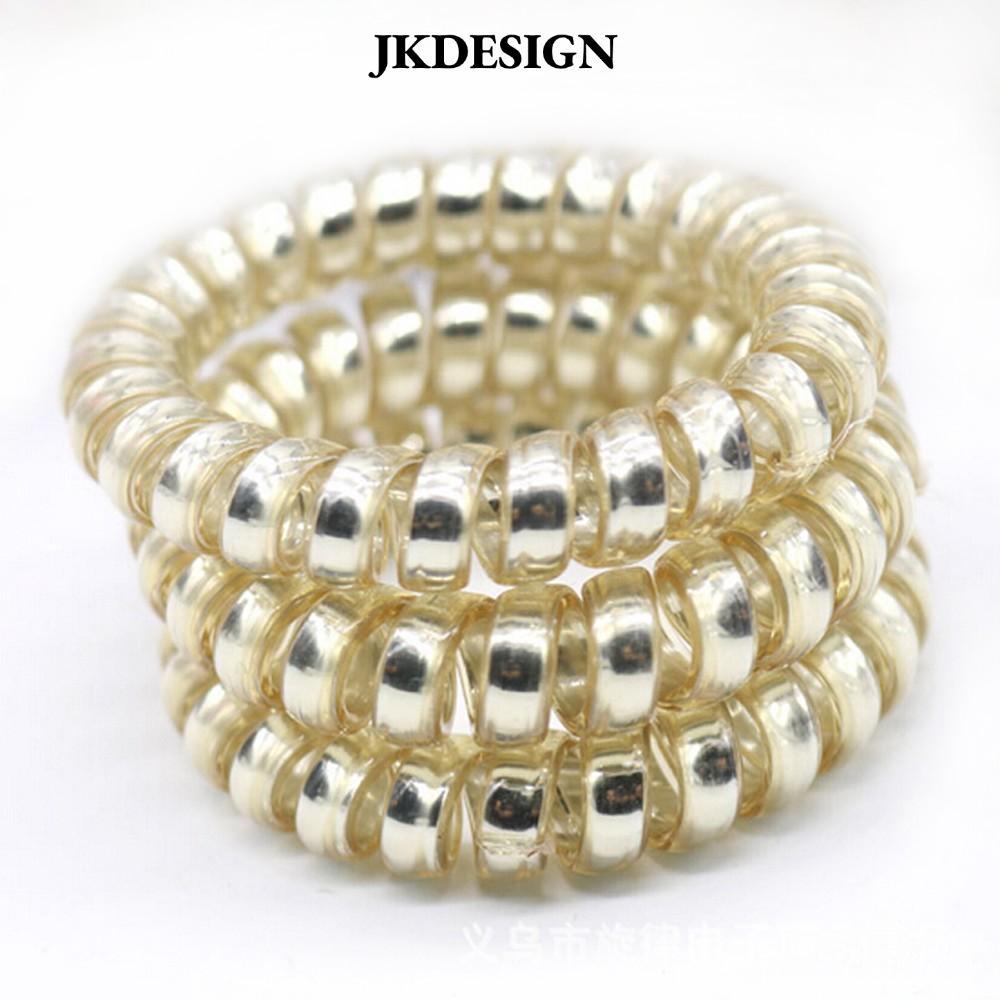 10 Chiếc Scrunchie Vàng/Bạc Cho Quấn Tóc và Điện Thoại