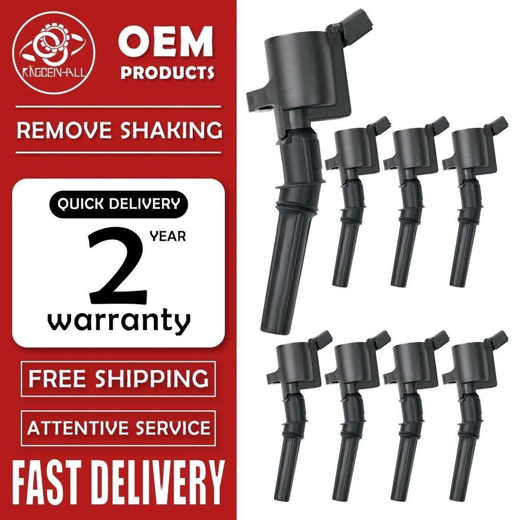 1 / 8 Cuộn Dây Đánh Lửa Cho Xe Ford F150 F250 F550 Lincoln 4.6L 5.4L Expedition 2001-2004 FD503 DG50