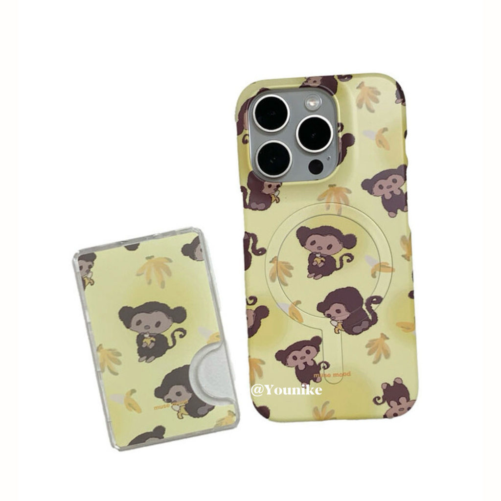 Phong Cách Hàn Quốc ins Cô Gái Cổ Đại Chuối Dễ Thương Khỉ Nhỏ Thích Hợp Cho iphone17pro / 17promax V