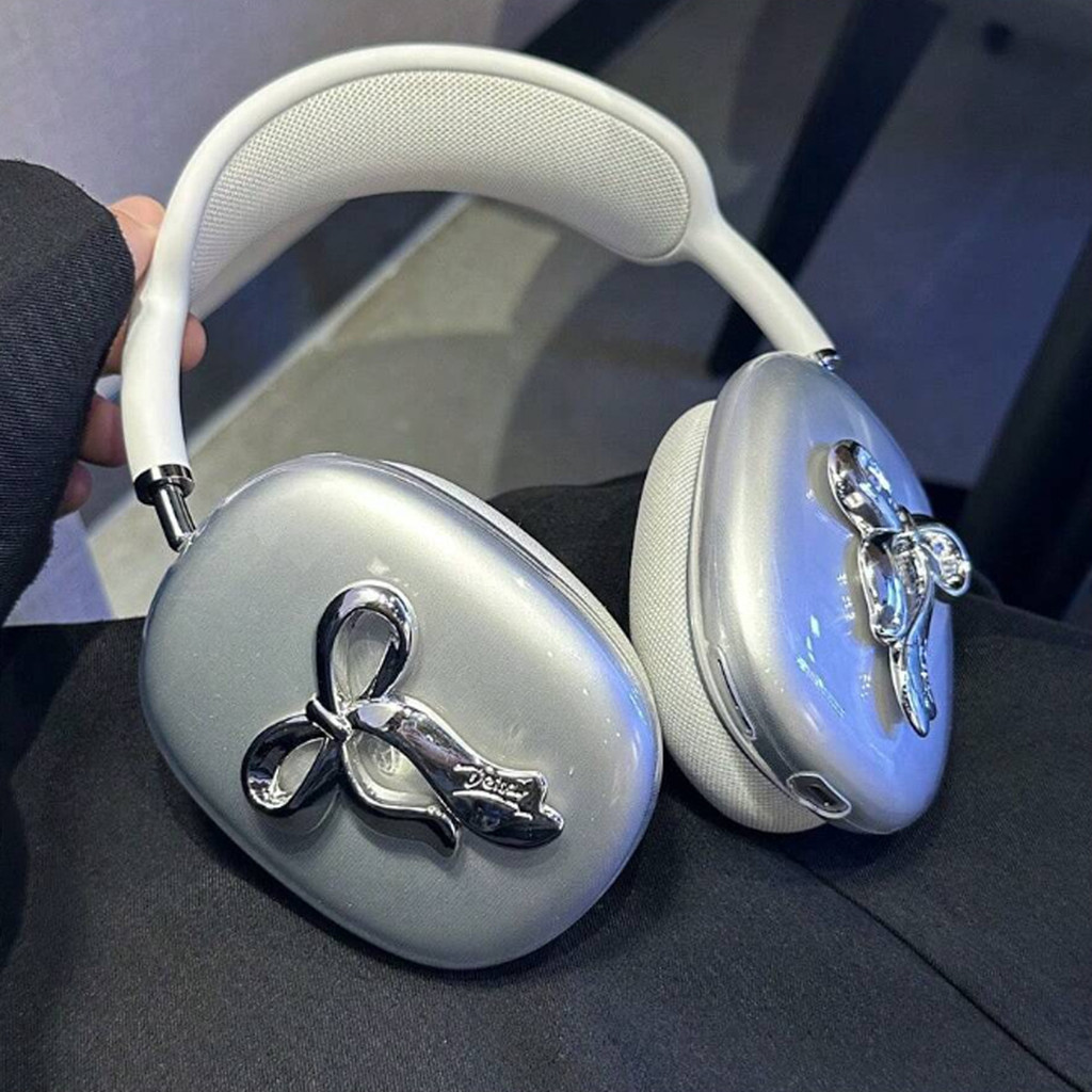 Nơ mạ điện Thích hợp cho Apple airpod max Vỏ bảo vệ tai nghe Vỏ bảo vệ airpod