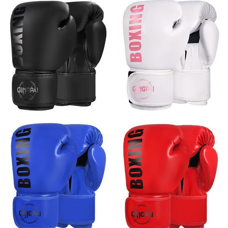 【Ready Stock】 Professional Boxing Glove Children Adult Sanda Fight Boxing Gloves Boys and Girls Muay