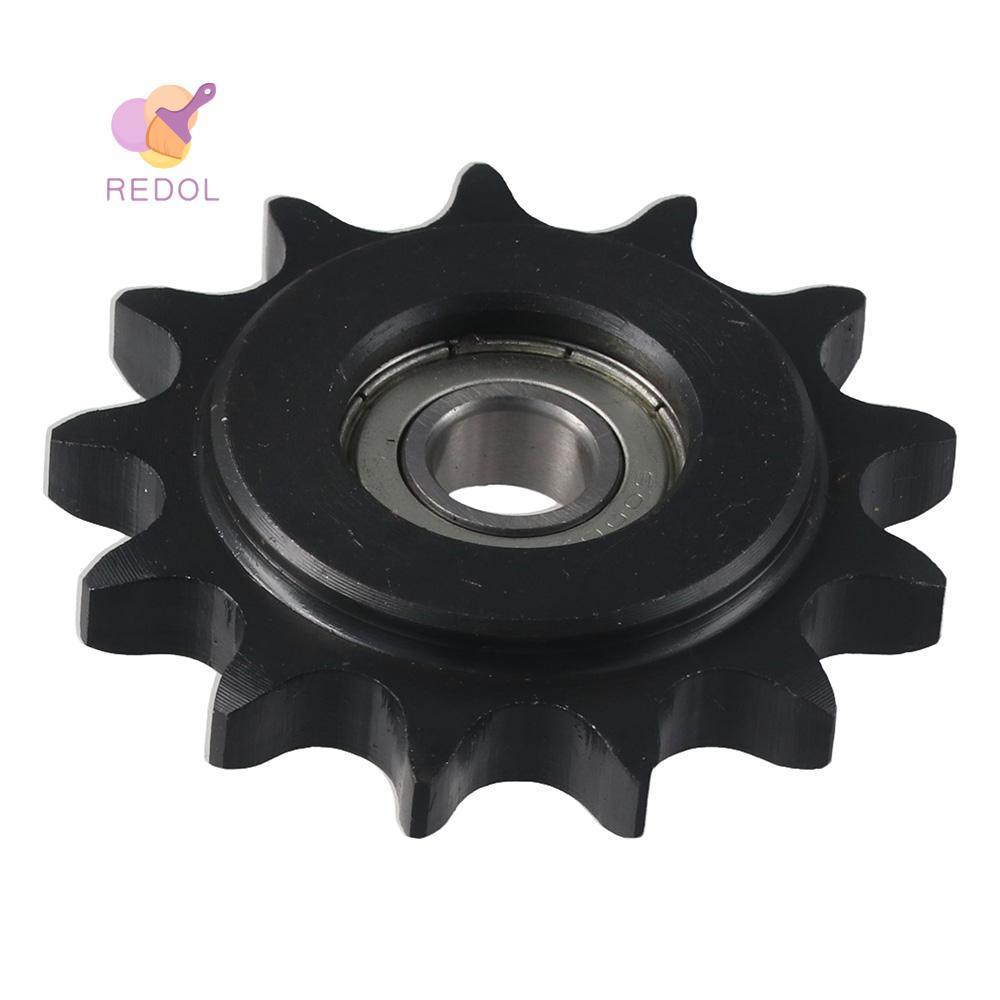 REPKG Convex Idler Gear, 13 Răng 10mm Bore 1 / 2 "Pitch Chain Idler Bánh Xích, Black Oxide C45 Thép 