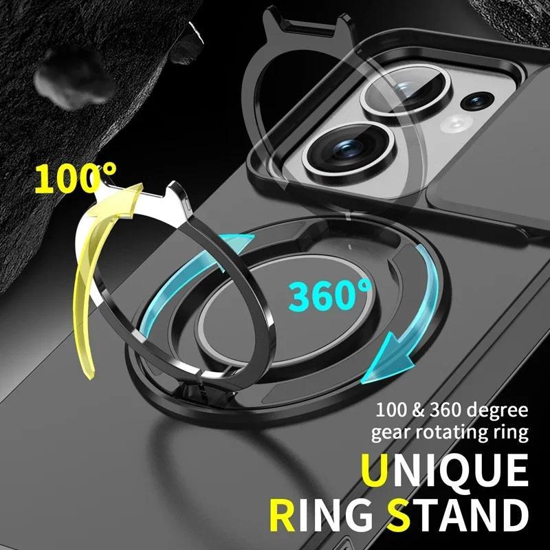 Giáp Chống Sốc Từ Nhẫn Đứng Ốp Lưng Điện Thoại OPPO Reno 13 13F 13 F Reno13 Pro 5G Trượt Ống Kính Bảo Vệ Funda | BigBuy360 - bigbuy360.vn