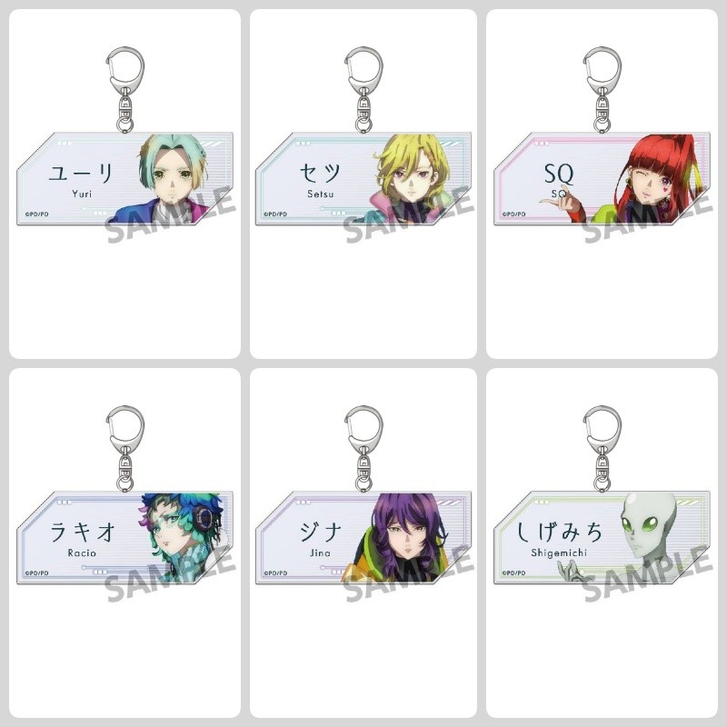 Gnosia Anime Yuri Setsu SQ Raqio Gina Acrylic figure keychain Factory wholesale Christmas Toys Gifts