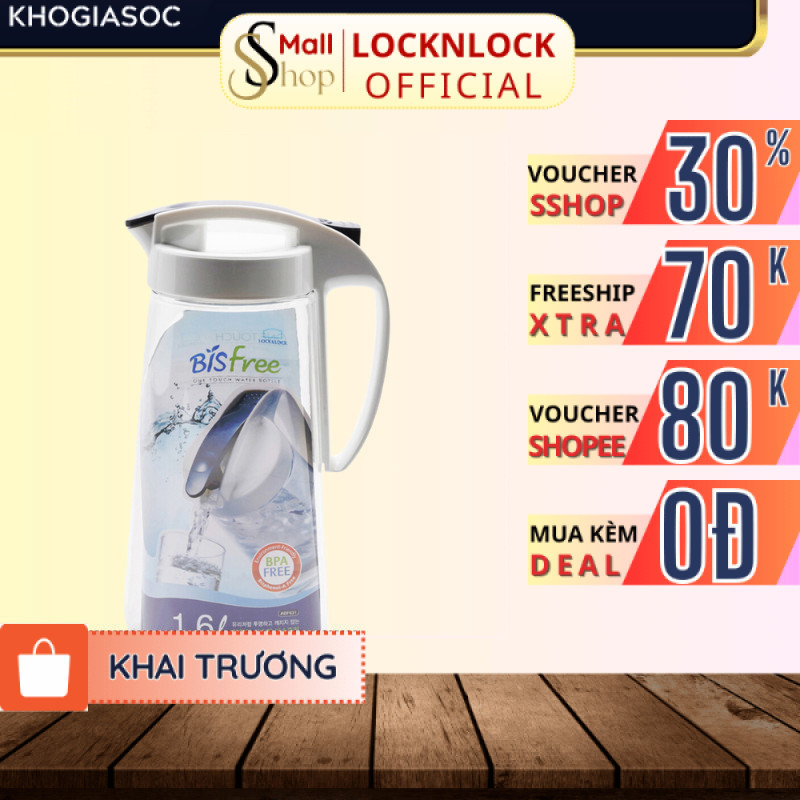 Bình nước LocknLock One Touch 1.6L Chính hãng ABF631 - SSHOP SSL