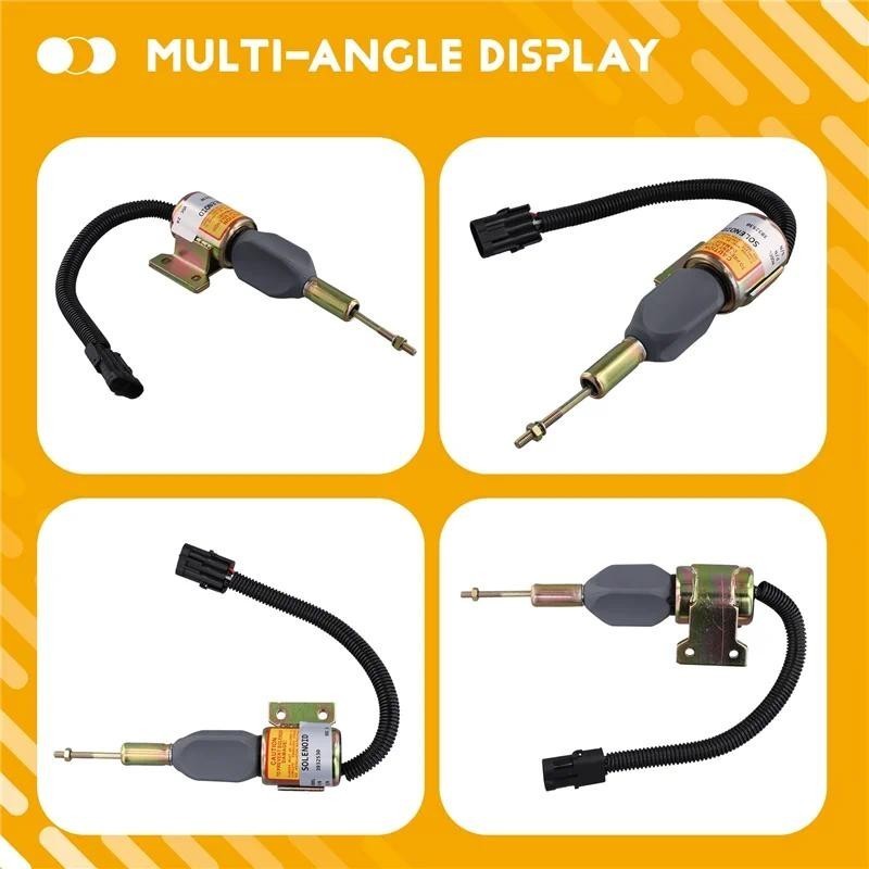3932530 Điện từ tắt động cơ Diesel 24V SA-4756-24 cho máy xúc Cummins 4BT, 6BT5.9