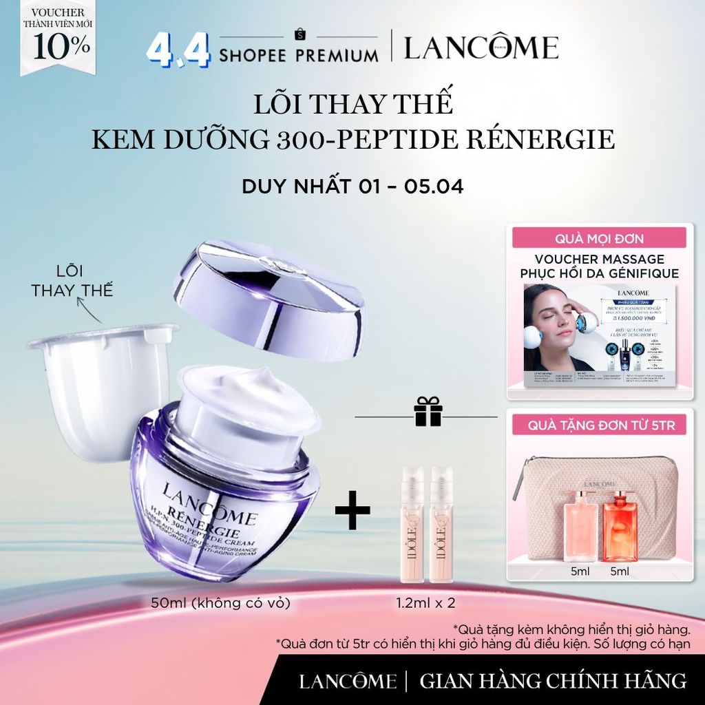Lõi Thay Thế Kem Dưỡng Renergie 300 Peptide Lancome 50ml