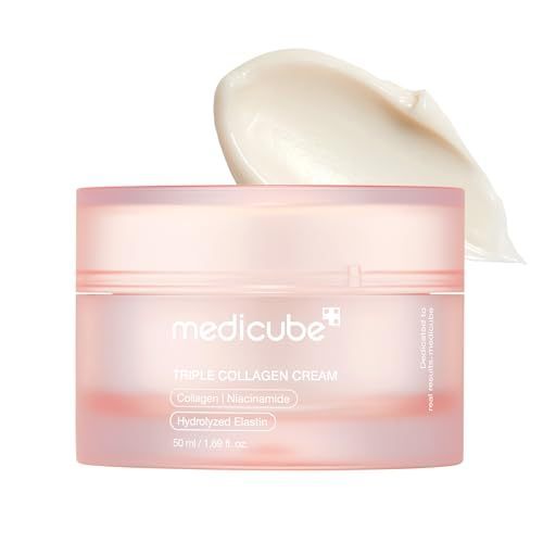 Kem Collagen Medicube Triple - Dưỡng ẩm & Kem dưỡng ẩm làm săn chắc với Axit Hyaluronic, Elastin cao