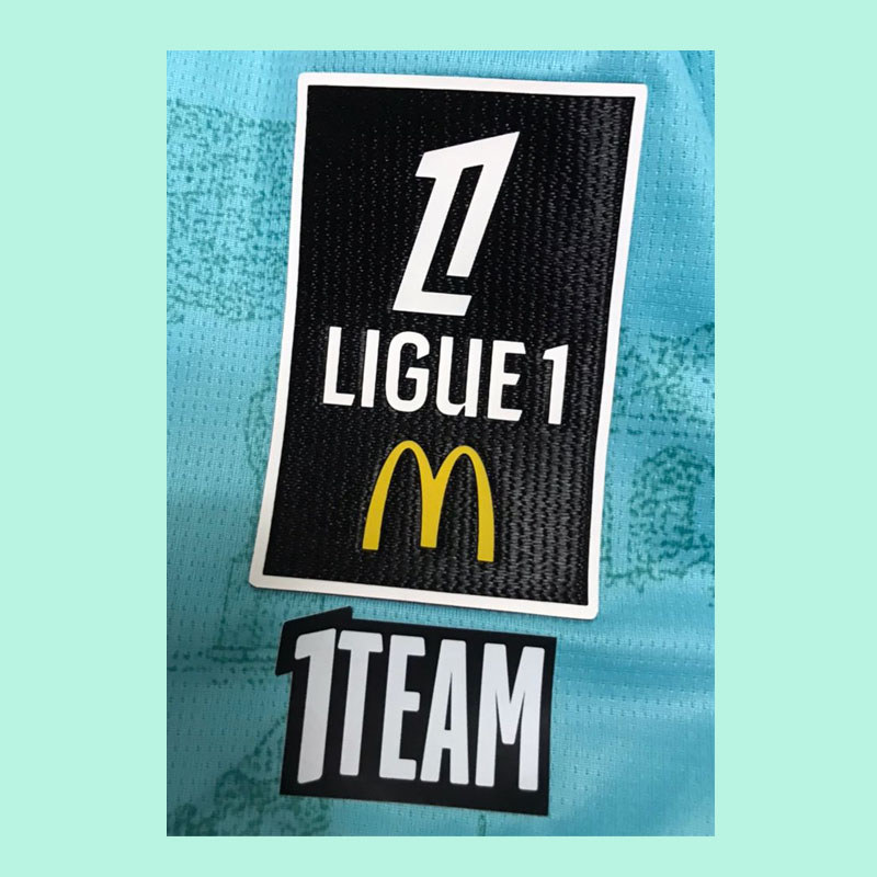 2026 Ligue 1 Miếng Dán 1 Huy Hiệu Đội Truyền Nhiệt Bóng Đá Miếng Dán Huy Hiệu