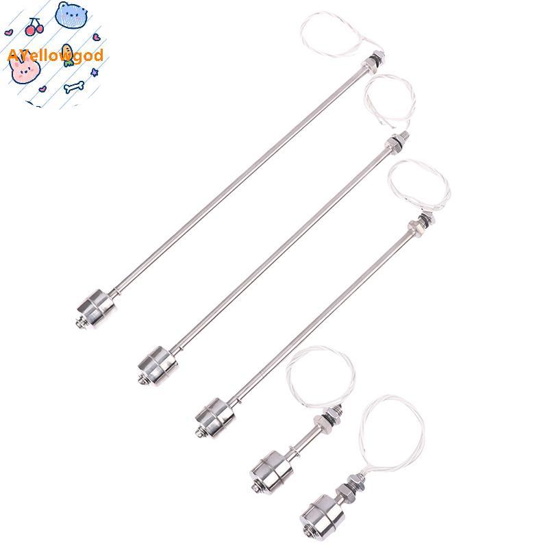 AYellowgod Thép không gỉ Float Switch Tank Liquid Water Level Sensor Double Ball Switch Tank Pool Fl