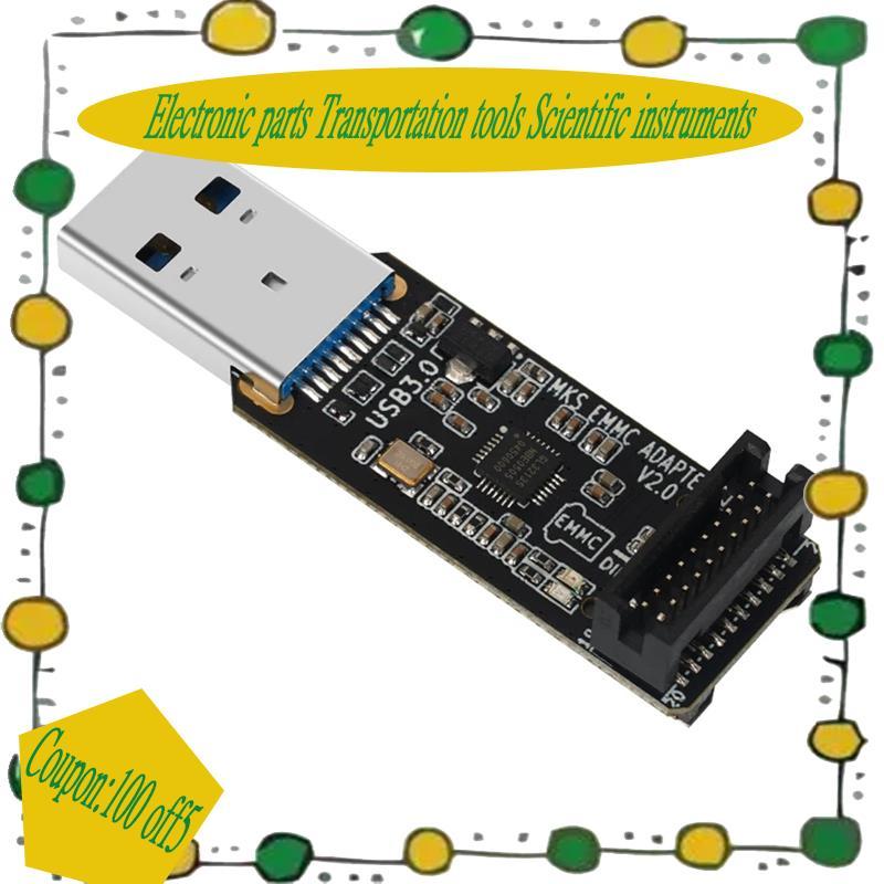 [tousandeoe4] Dành Cho MKS EMMC-ADAPTER V2 Đầu Đọc Thẻ USB 3.0 Cho MKS EMMC Module Micro-SD TF Card 
