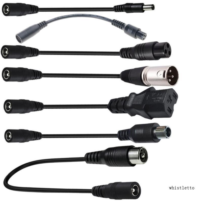Cáp chuyển đổi Whi DC5521 sang 3Pin DC5525 Nữ sang Nam Nữ Dây chuyển đổi