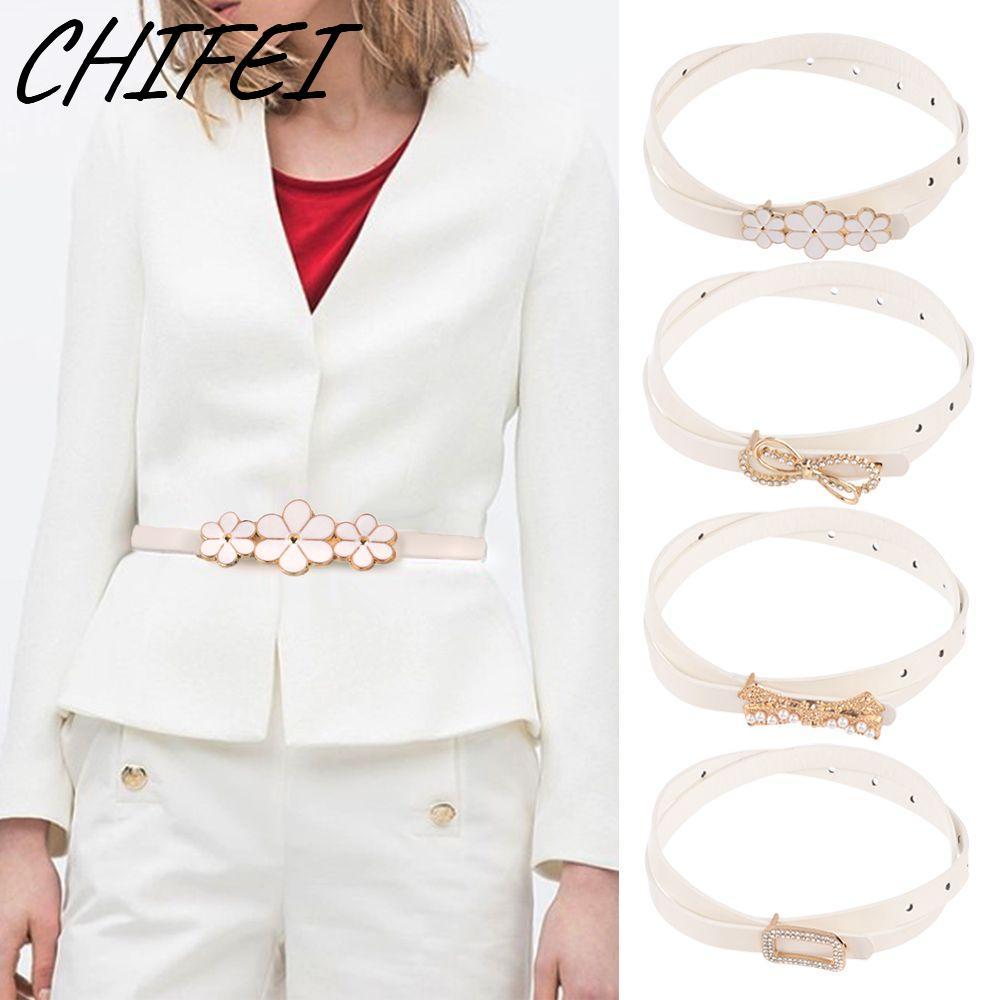 Thắt lưng nữ CHIFEI Eo cao Morden Sweet PU