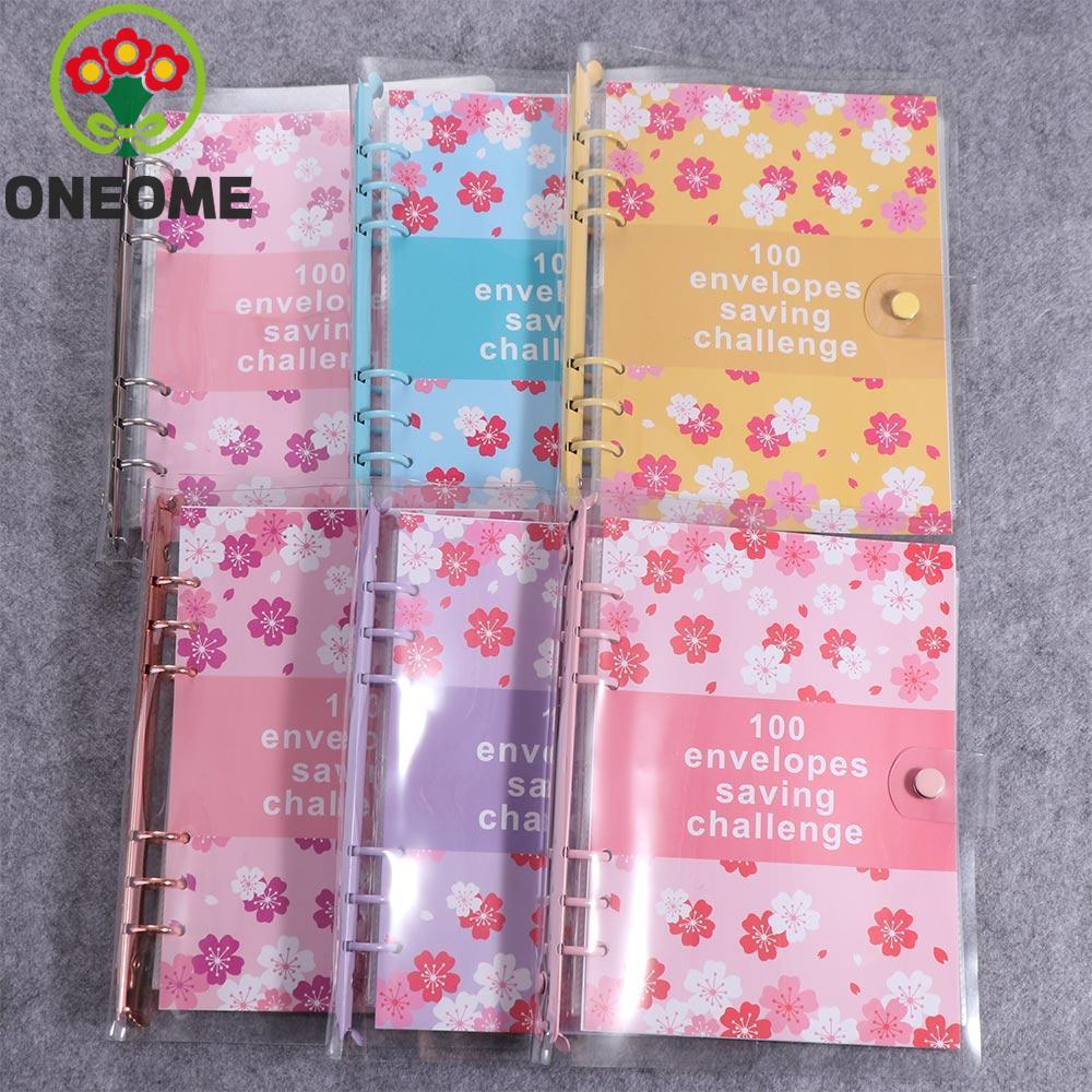 ONEOME 100 Thử thách tiết kiệm phong bì, Tiết kiệm tiền Quản lý tài chính 100 Chất kết dính thử thác