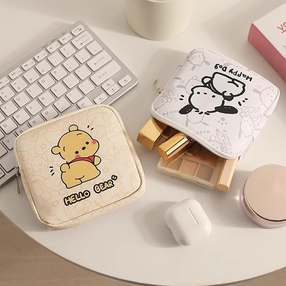 Hoạt Hình Dễ Thương Ví Đựng Tiền Xu Ví Canvas Túi Đựng Tiền Xu Di Động Túi Quà Tặng F9y8