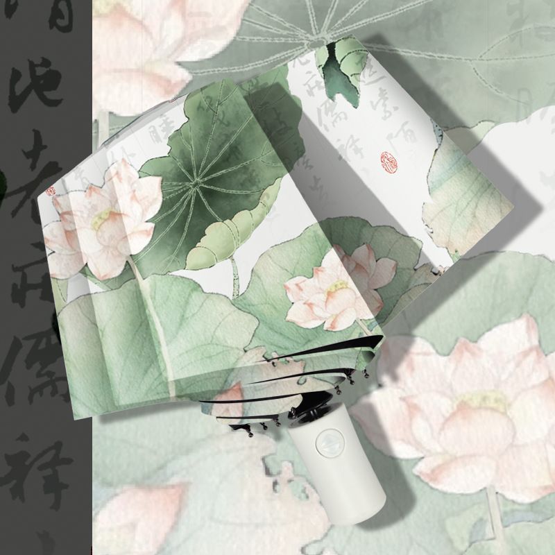 Ô Dù Trung Quốc Chống UV, Gấp Gọn - Che Mưa & Nắng Hiệu Quả 20260205