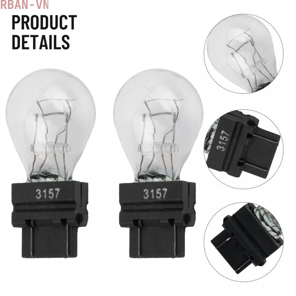Ensure Efficiency with 2 Pack 3157 12V 215W Clear Shell Tail Brake Light Bulbs