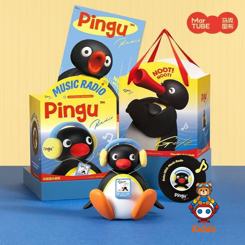 Hàng sẵn có Mark Tabric Pingu Penguin Loa Bluetooth Âm thanh Quà tặng sinh nhật Giáng sinh cho bé gá