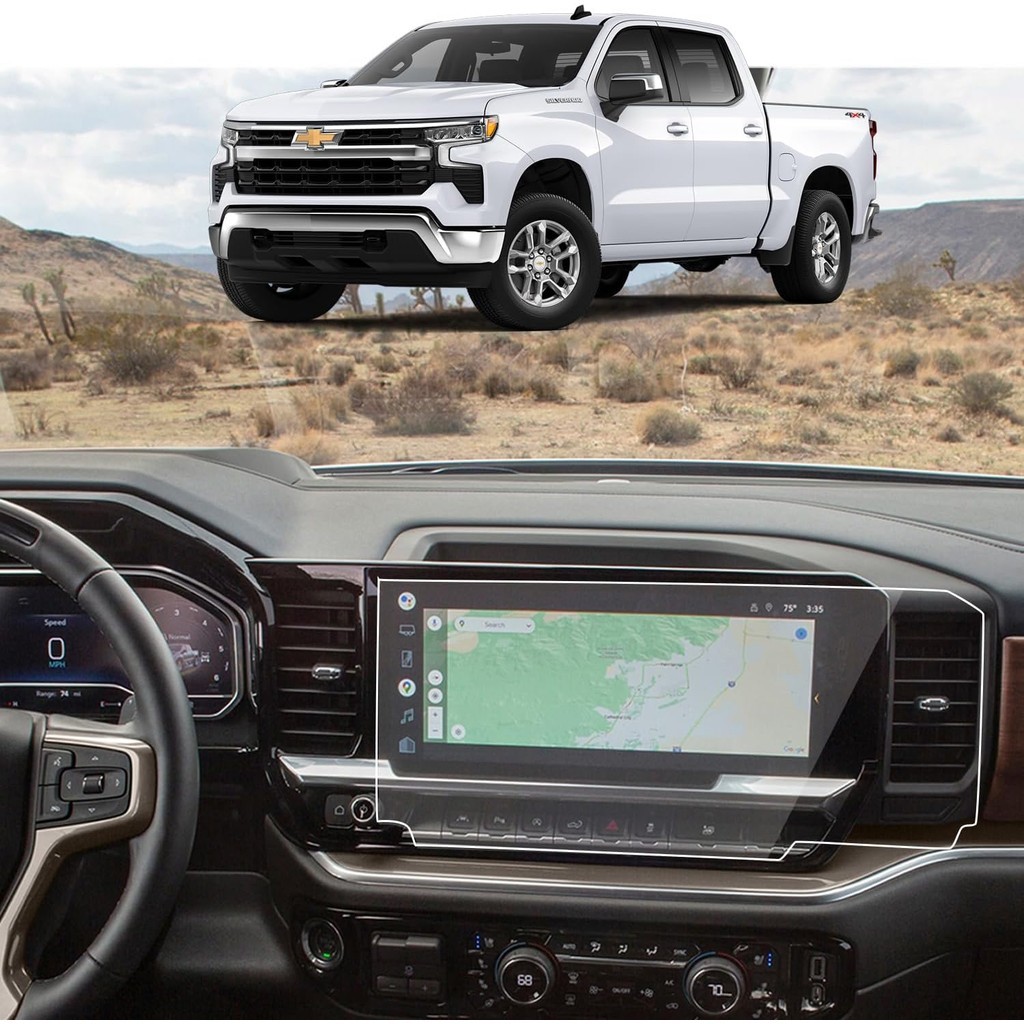 Bảo Vệ Màn Hình Cho 2025 2024 2023 2022 Silverado & Sierra 1500 Và 2024 Chevy Chevrolet Silverado & 