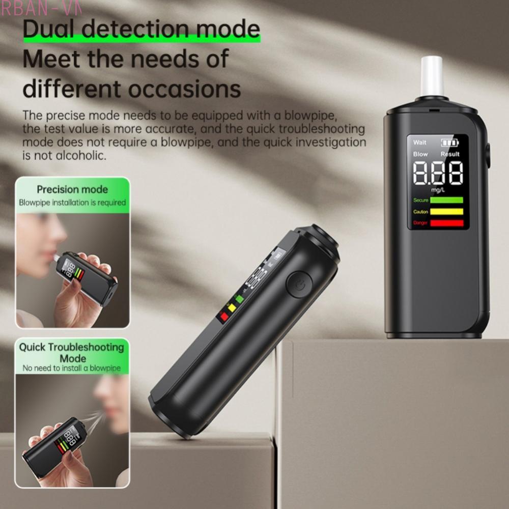 Portable Breathalyzer Personal And Professional Use Fast Response Breath Test