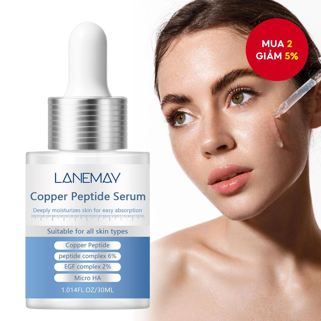 Serum Peptide Đồng với Phức hợp Peptide 6%, Dưỡng ẩm sâu & Cải thiện độ đàn hồi da, Thẩm thấu nhanh 