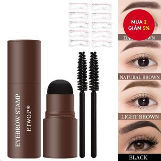 Bộ tem kẻ mày một bước – Bộ mẫu phấn & định hình lười biếng