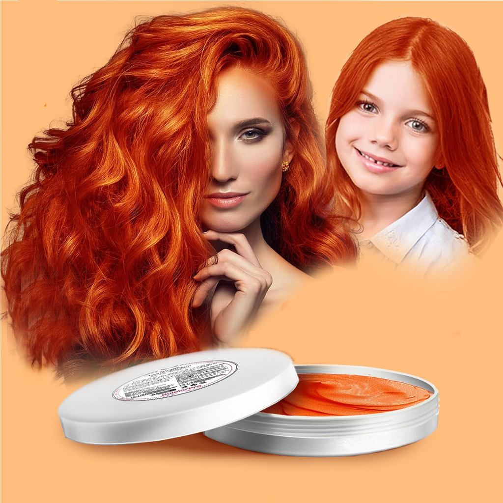 HaiolorPro Temporary Washable Hair Color Wax for Unisex - Party & Cosplay Hair Makeup Paint, One Day