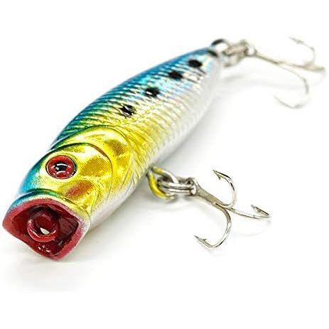 Seasky Cắm Mồi Poper Topwater Micro Cho Cá Hồi Nước Ngọt