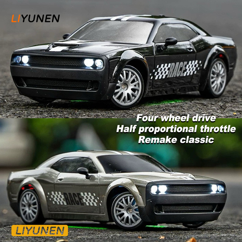 1 / 20 4WD RC Drift Car Điều khiển từ xa tỷ lệ hoàn toàn Dodge Hellcat RC Racing 911 GTR 4WD Đồ chơi