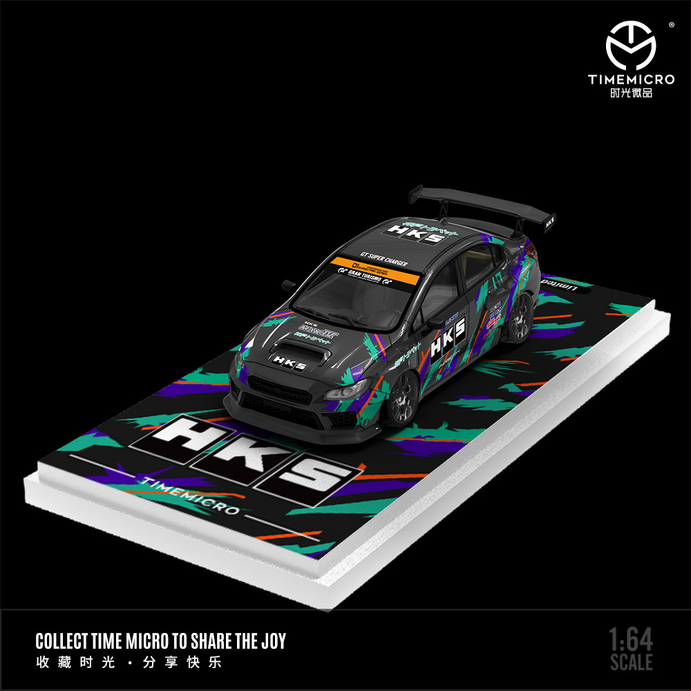 [ORDER] Mô hình xe TIME MICRO 1:64 Subaru Impreza WRX-STI-HKS Livery-Standard Version TM645426