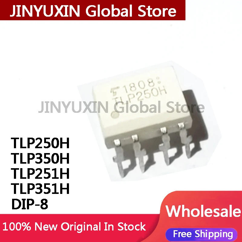 5 chiếc TLP250H TLP350H TLP251H TLP351H DIP-8 Optocoupler Cách ly Trình điều khiển IC Stock Bán buôn