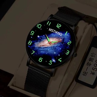 Đồng hồ nam Thanh niên Trung học Cơ sở Xu hướng thời trang Đồng hồ thạch anh Công nghệ màu đen dạ quang Đồng hồ đeo tay mặt số lớn