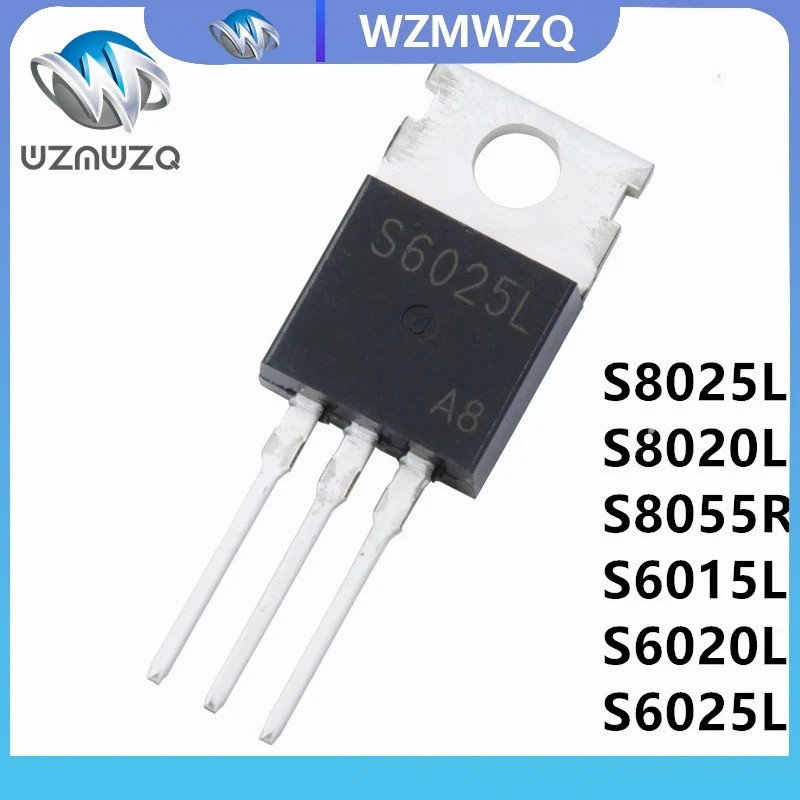 5 Chiếc S8025L S8025 TO-220 S8020L S8020 S8055R S8055 S6015L S6015 S6020L S6020 S6025L S6025 S4025L 