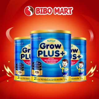 Sữa GrowPLUS+ Xanh 2+ Cho Bé Trên 2 Tuổi Lon 1.5kg Hỗ Trợ Trẻ Biếng Ăn - Bibo Mart