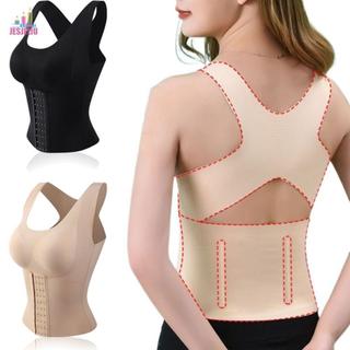 JESJELIU Áo Vest Giảm Béo Có Đệm và Móc Vòng Điều Kiểm Tư Thế, Thoải Mái và Thoảng Khí