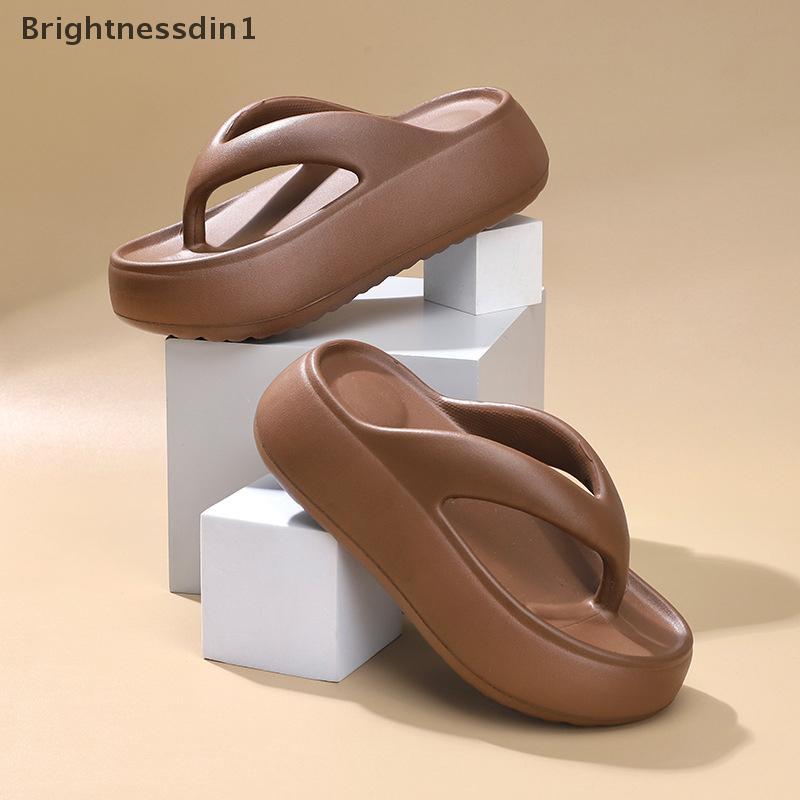 [Brightnessdin] Dép xỏ ngón đế mềm mùa hè Dép đi biển chống trượt trong nhà Dép xỏ ngón Bq