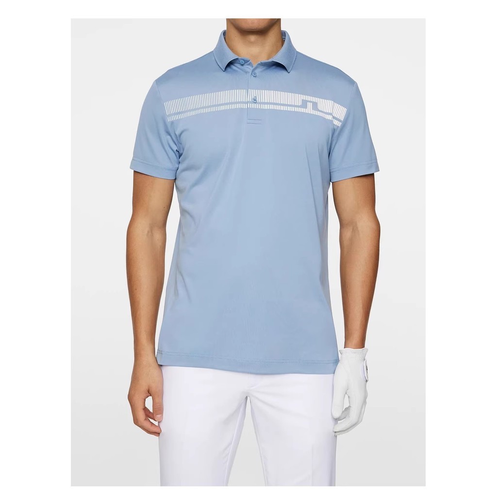 J. J. Áo thun ngắn tay in họa tiết polo ngắn tay Lindeberg Golf Klas
