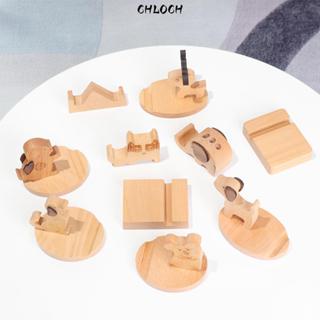 CHLOCH Giá Đỡ Điện Thoại Hình Chú Nai Bằng Gỗ Sáng Tạo Tiện Dụng