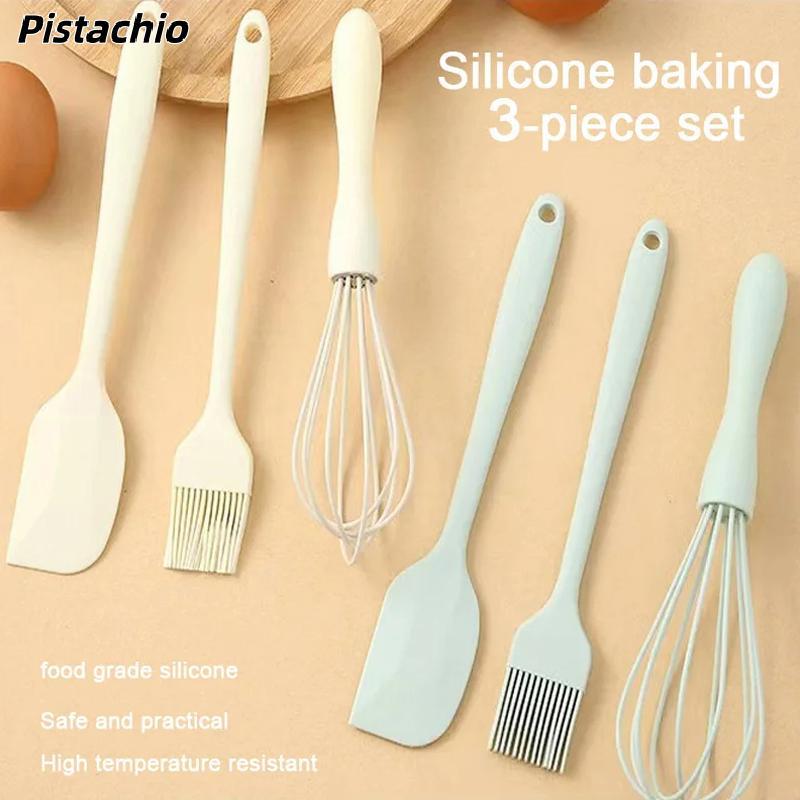 [Vwc] 3 Cooking Tools Kitchen Cookware Sets Set Silicone Utensils Cooking Sets Household Kitchen Acc