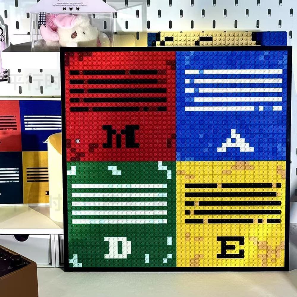BIGBANG "MADE" album treo tường tranh ghép thủy triều chơi pixel ghép tranh khối xây dựng