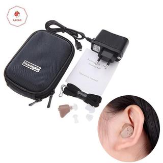 Máy trợ thính AACAR sạc nhanh không giới hạn, dành cho người khiếm thính, khuếch đại âm thanh