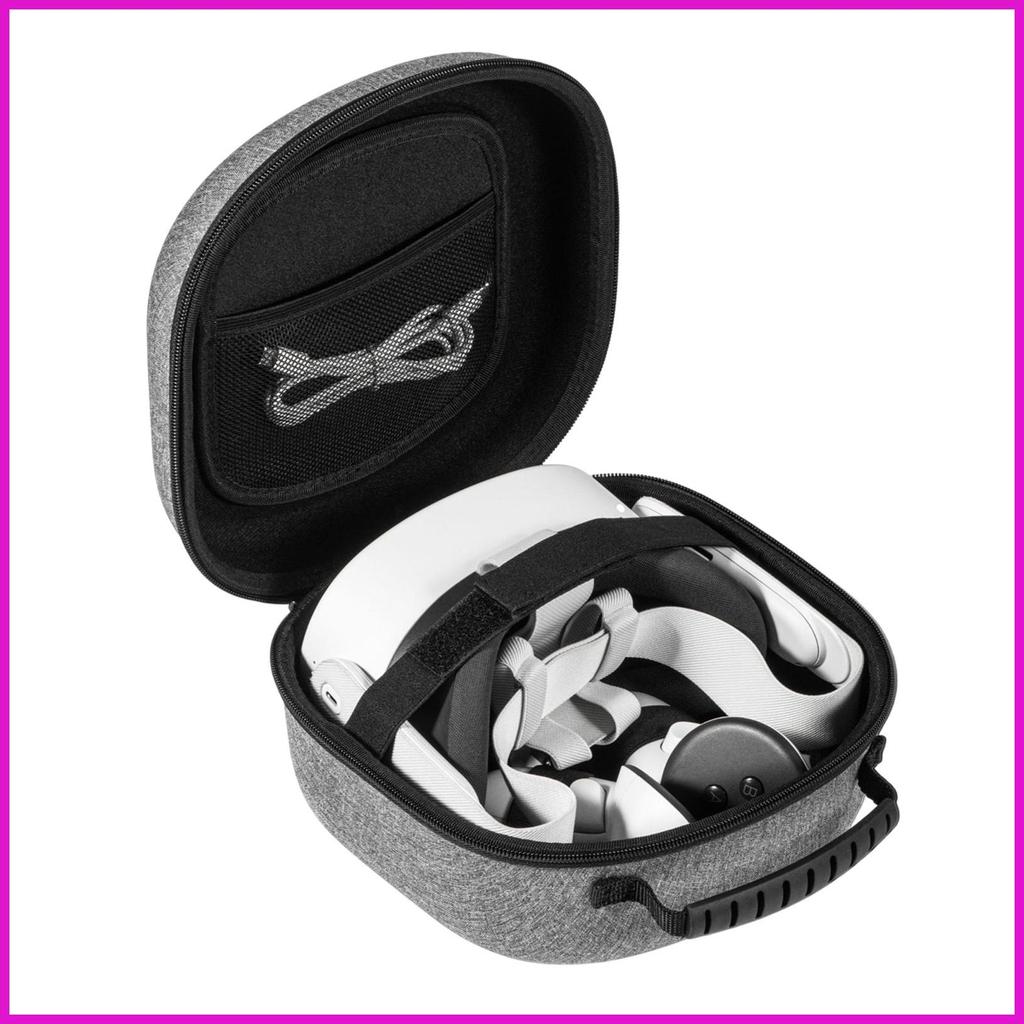 Dành Cho Oculus Meta Quest 3S / Quest 3 / Quest 2 VR Kính Cứng Phân Vùng Túi Du Lịch Tai Nghe Mang T