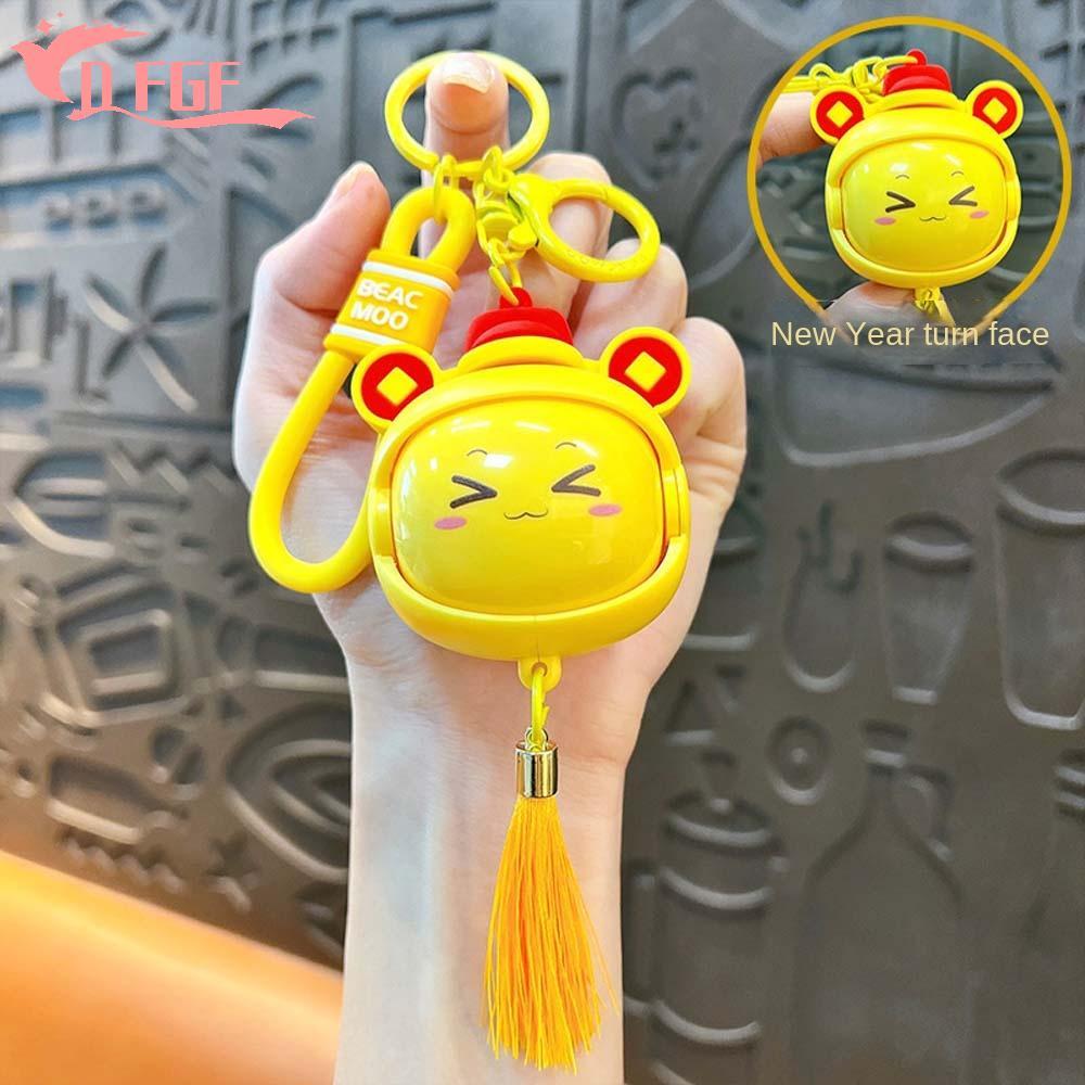 DFGF Rắn Thay Đổi Mặt Búp Bê, Nhựa Phong Cách Tua Rua Trung Quốc Hoạt Hình Koala Mặt Đồ Chơi Trang Đ