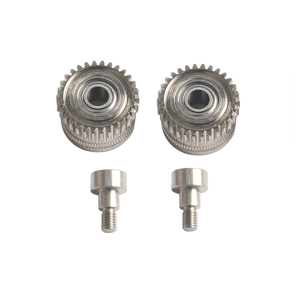 Dioo All Metal EXtruder Gear Ổ dây tóc có độ cứng cao mạ niken Tương thích với Creality K1 / K1MAX /