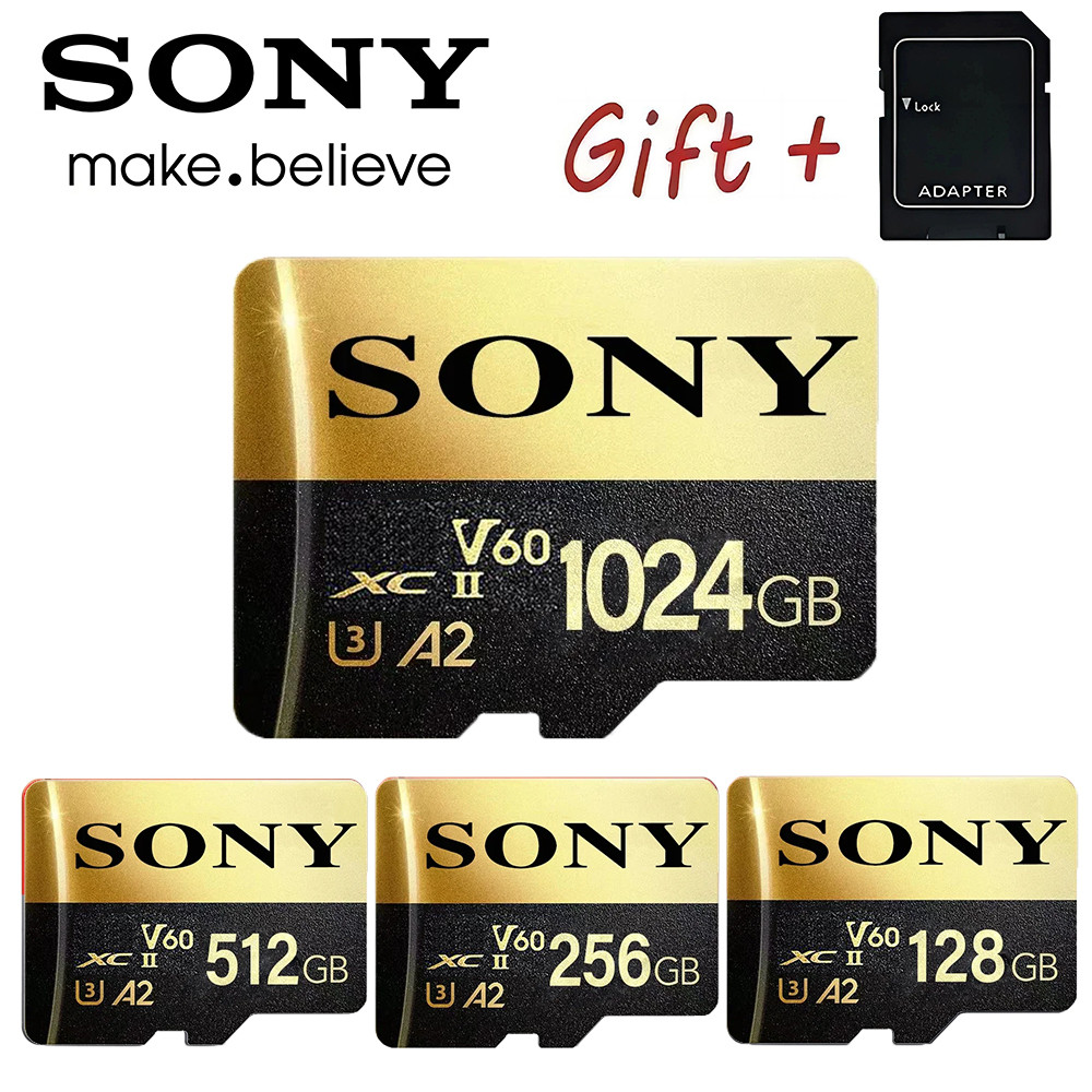 Thẻ Nhớ Sony 512GB 1TB SD 1TB 512GB Tốc Độ Cao U3 Class 10 Thẻ TF 4K Ultra-HD Thẻ Video SD Flash Thẻ