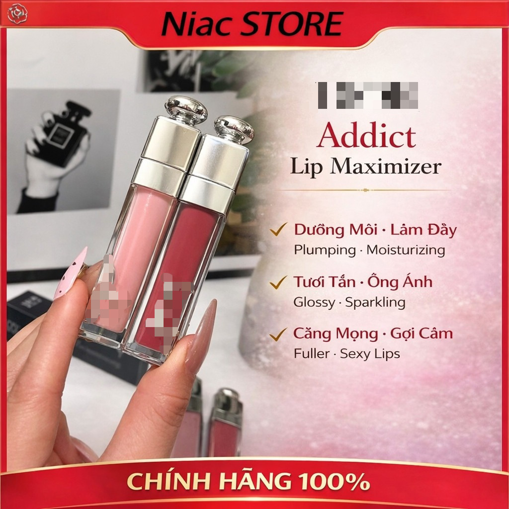 【Chính Hãng】Son 𝔻𝕚𝕠𝕣 Lip Maximizer 6ml Dưỡng Bóng Căng Môi Full Box / Full Size