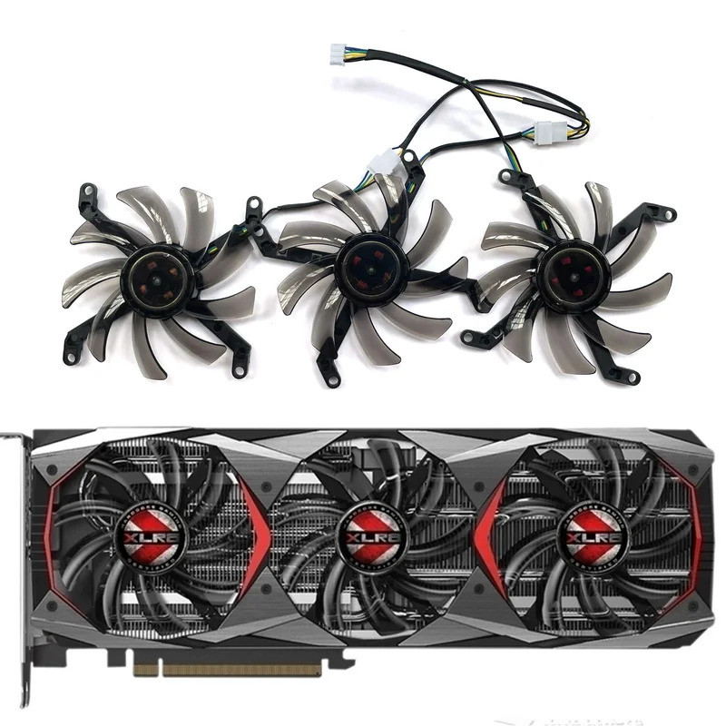 HL 3 CÁI T129215SU DC 12V 0.5A gtx1080ti GPU Cooler Cho PNY Manli Geforce GTX 1080Ti 11Gb XLR8 Chơi 
